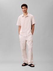 Calvin Klein White Cotton Stretch Woven Shirt - Image 3 of 6