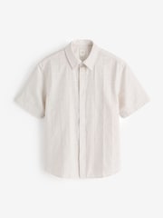 Calvin Klein White Cotton Stretch Woven Shirt - Image 6 of 6
