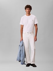 Calvin Klein White Chest Pocket Badge T-Shirt - Image 1 of 5