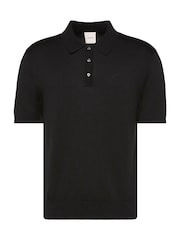Calvin Klein Black Blend Crew Neck Polo Shirt - Image 6 of 6