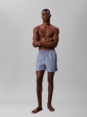 Calvin Klein Blue Performance Woven Swim Shorts - Image 1 of 5