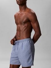 Calvin Klein Blue Performance Woven Swim Shorts - Image 4 of 5