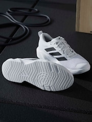 adidas White Rapidmove Go Training Shoes - Image 5 of 13