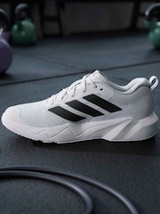 adidas White Rapidmove Go Training Shoes - Image 8 of 13