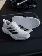 adidas White Rapidmove Go Training Shoes - Image 9 of 13