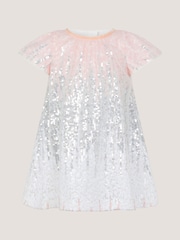 Monsoon Baby Ombré Sequin Dress - Imaginea 1 din 4