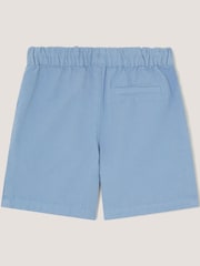 Monsoon Blue Plain Cotton Pull On Shorts - Image 3 of 4