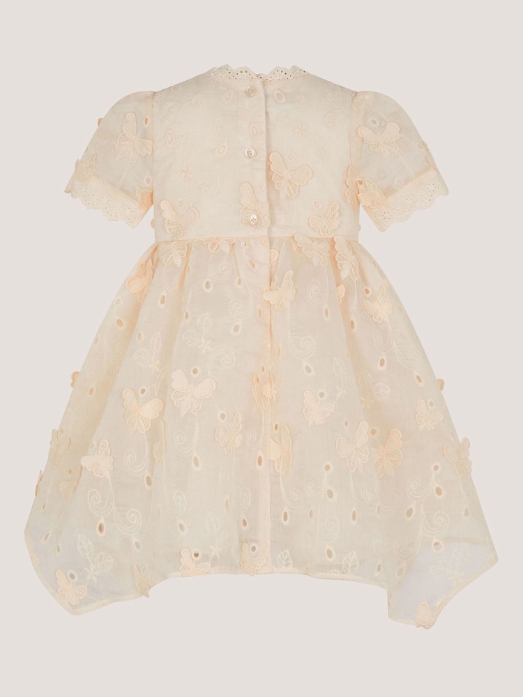 Monsoon Baby Beryl Butterfly Broderie Dress - Imaginea 2 din 3