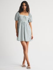 Abercrombie & Fitch Emerson Puff Sleeve Mini Dress - Imagen 3 de 7