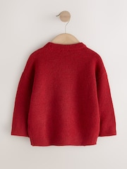 Red Christmas Crew Neck Jumper (3mths-7yrs) - Image 5 of 7