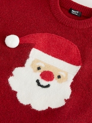 Red Christmas Crew Neck Jumper (3mths-7yrs) - Image 7 of 7