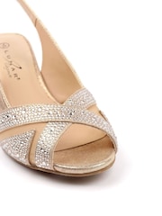 Lunar Gold Emmerline Gold Slingback Wedge - Image 7 of 7