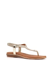 Lunar Gold Lunar Estelle Gold Sandals - Image 1 of 6