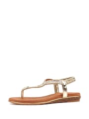 Lunar Gold Lunar Estelle Gold Sandals - Image 3 of 6