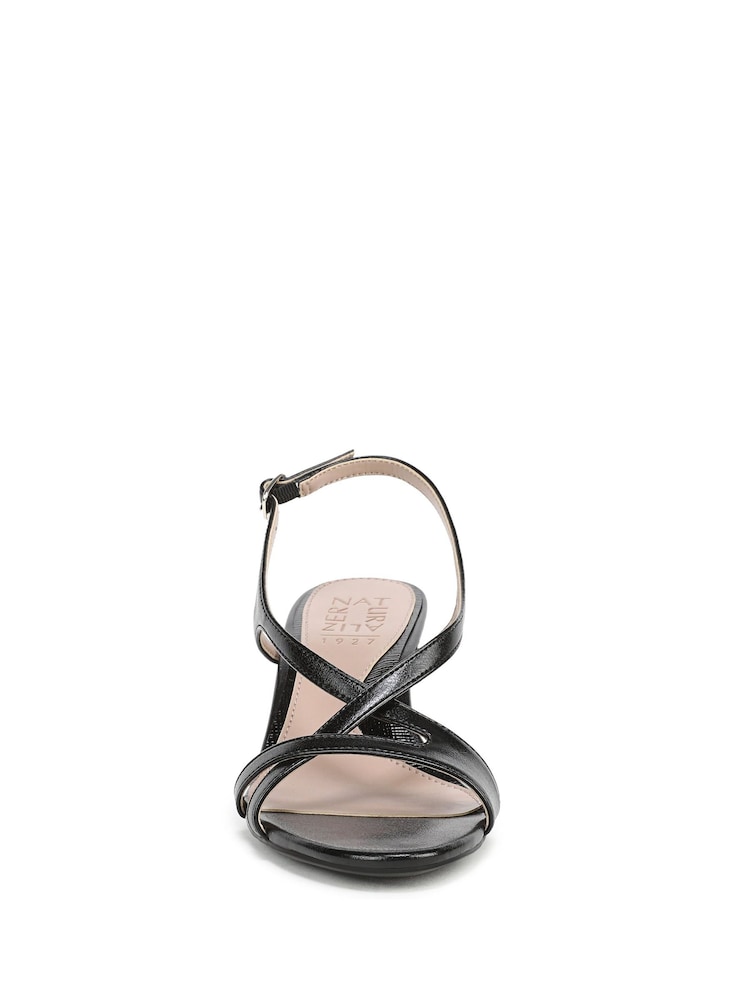 Qara - Naturalizer Truly Geniş Uyğunluqlu Arxalı Sandal - 7şəkildən 7 şəkil