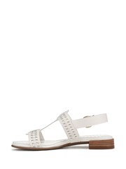 Naturalizer White Nia Wide Fit Slingback Sandals - Image 2 of 7