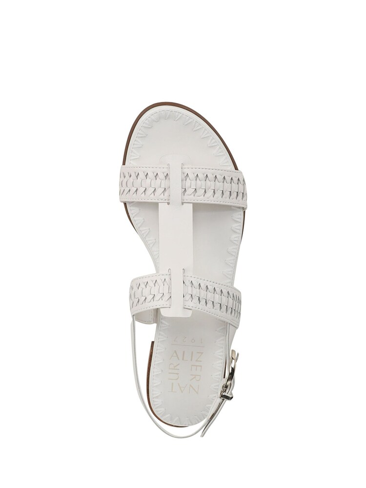 Naturalizer White Nia Wide Fit Slingback Sandals - Image 7 of 7