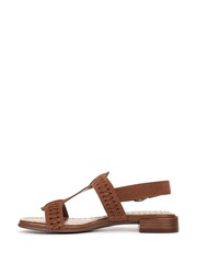 Naturalizer Brown Nia Wide Fit Slingback Sandals - Image 2 of 7