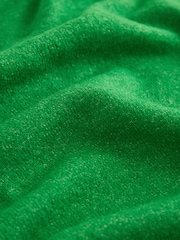 Bright Green Supersoft Short Sleeve Knitted Top - Image 2 of 3