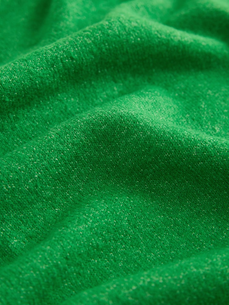 Bright Green Supersoft Short Sleeve Knitted Top - Image 7 of 7