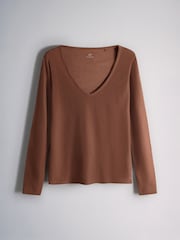 The Set 3 Pack V-Neck Sheer Long Sleeve Tops - Bild 8 von 11