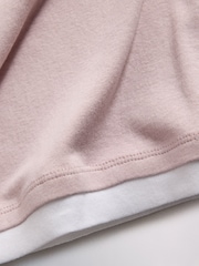 The Set Long Sleeve 3 Pack Mock Layer Semi Sheer Soft Touch T-Shirts Grey Marl/Pink/Burgundy - Image 6 of 6
