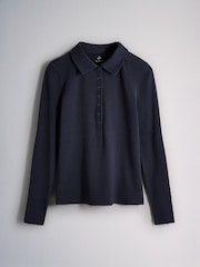 The Set 4 Pack Ribbed Collared Polo Neck T-Shirts - Bild 5 von 7