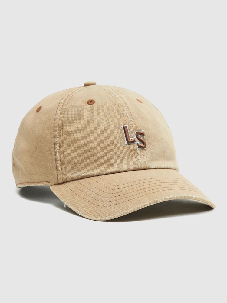 Natural - Levi's® Long Sleeve Monogram Cap - Imagen 1 de 4