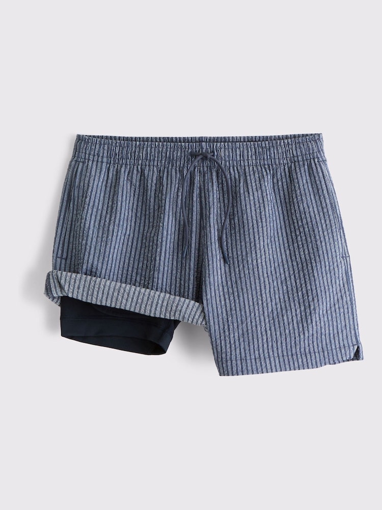 Abercrombie & Fitch Navy Shorts - Image 2 of 3