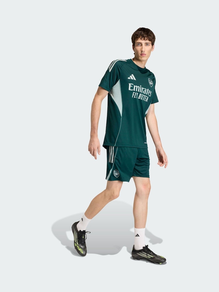 adidas Green Arsenal Tiro 25 Competition Training Jersey - Image 1 of 5 adidas Green Arsenal Tiro 25 Competition Training Jersey - Image 1 of 5