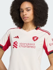 adidas White Liverpool FC 25/26 Away Jersey - Image 3 of 5