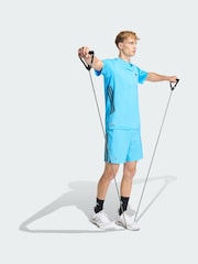 adidas Blue Tech Essentials Workout 2In1 Shorts - Image 3 of 5