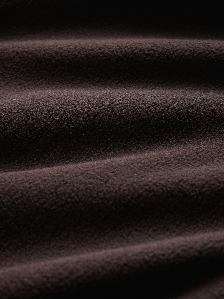 The Set 2 Pack Funnel Neck Micro Fleece Zip Jumpers Brown/Cream - Image 10 of 10 The Set 2 Pack Funnel Neck Micro Fleece Zip Jumpers Brown/Cream - Image 10 of 10