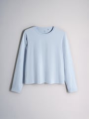 Blue/Light Taupe/Blue Star Print - The Set 3 Ұзын жеңді мақта пижамалары - 9суретінің 2 суреті