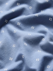 Blue/Light Taupe/Blue Star Print - The Set 3 Ұзын жеңді мақта пижамалары - 9суретінің 9 суреті
