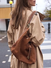 Mint Velvet Natural Funnel Neck Trench Coat - Image 4 of 8