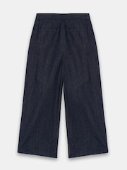 Mint Velvet Blue High Waisted Tailored Wide Jeans - Image 8 of 8