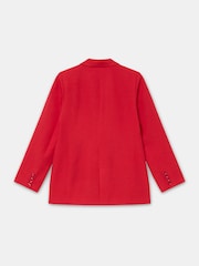 Mint Velvet Red Double Breasted Blazer - Image 8 of 8