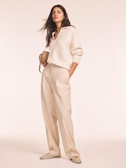 Mint Velvet White Open Knit Cardigan - Image 6 of 8