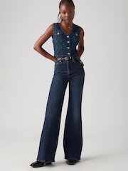 Levi's® Light Blue Ribcage Bells Jeans - Image 3 of 8