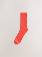Logo rouge vif/bleu - Lot de 4 chaussettes de sport rembourrées - Image 3 de 8