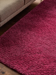 Burgundy Red Premium Cosy Twist Rug - Image 2 of 5