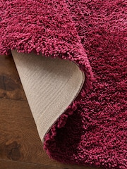 Burgundy Red Premium Cosy Twist Rug - Image 4 of 5