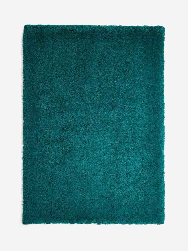 Teal Blue Sumptuously Soft Rug - Image 1 of 1 Teal Blue Sumptuously Soft Rug - Image 1 of 1