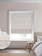 Laura Ashley Dusty Pink Semington Border Made to Measure Blind - Image 1 of 6