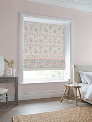 Laura Ashley Dusty Pink Semington Border Made to Measure Blind - Image 2 of 6