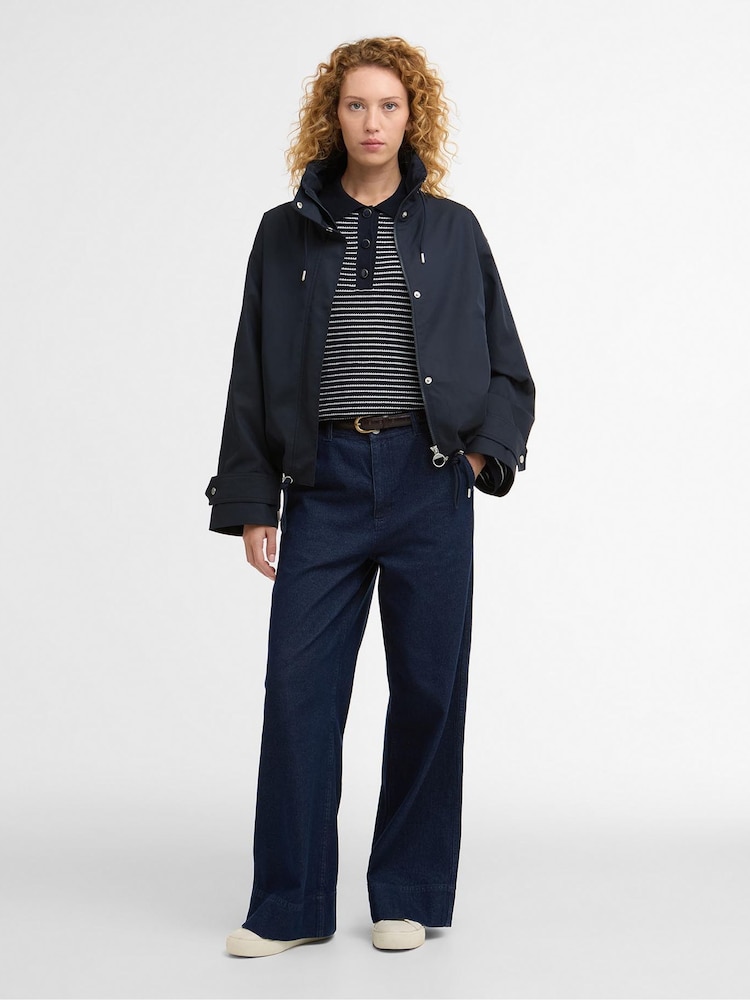 Barbour® Blue Bronwyn Showerproof Jacket - Image 2 of 8 Barbour® Blue Bronwyn Showerproof Jacket - Image 2 of 8