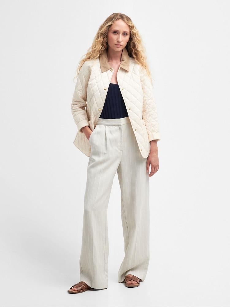 Barbour Natural Annandale Quilted Jacket - Image 2 of 7 Barbour Natural Annandale Quilted Jacket - Image 2 of 7