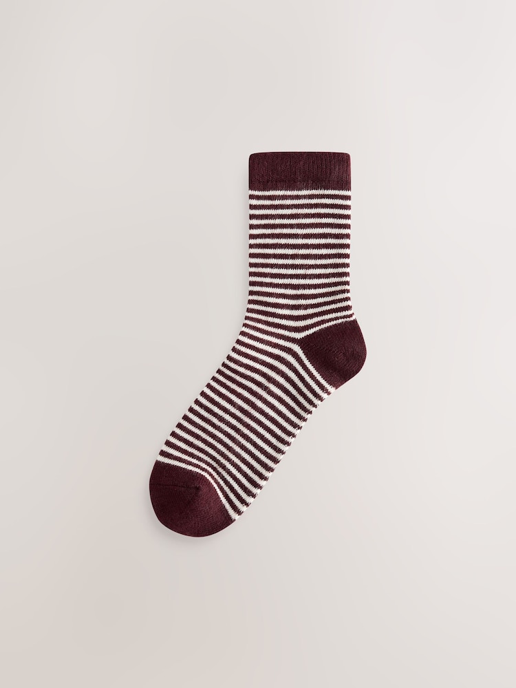 Berry Stripe/Cream - מארז 3 זוגות גרבי קרסול מתערובת צמר תרמיים - תמונה 2 מתוך 6 Berry Stripe/Cream - מארז 3 זוגות גרבי קרסול מתערובת צמר תרמיים - תמונה 2 מתוך 6