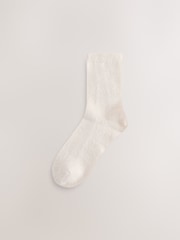 Berry Stripe/Cream - מארז 3 זוגות גרבי קרסול מתערובת צמר תרמיים - תמונה 4 מתוך 6